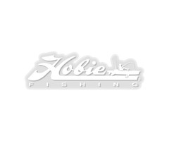 Hobie DECAL, 12" HOBIE FISHING WHITE