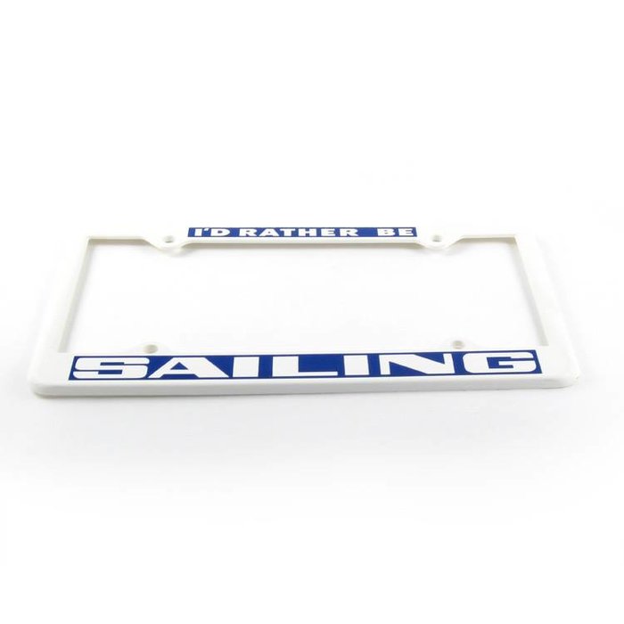 Hobie LICENSE FRAME - I'D RATHER BE