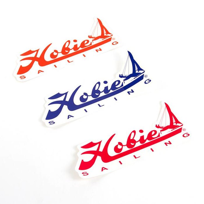 Hobie DECAL 12" HOBIE SAILING BL/RD/