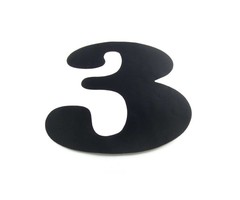 Hobie SAIL NUMBER 14" #3 BLK.