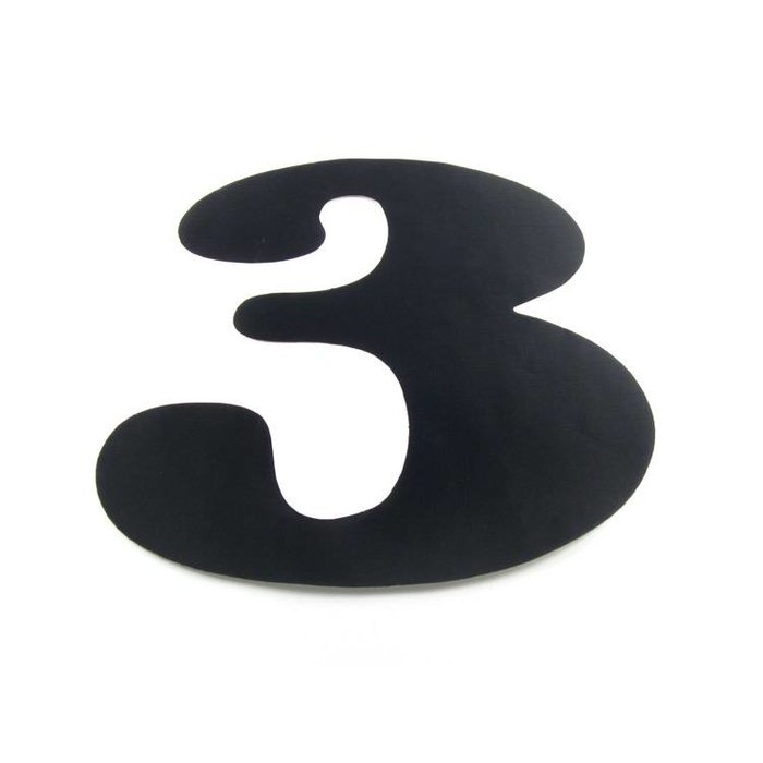 Hobie SAIL NUMBER 14" #3 BLK.