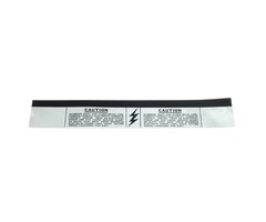 Hobie DECAL, MAST CAUTION. BLK [1344