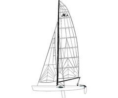 Hobie SAIL H20 MAIN WHITE