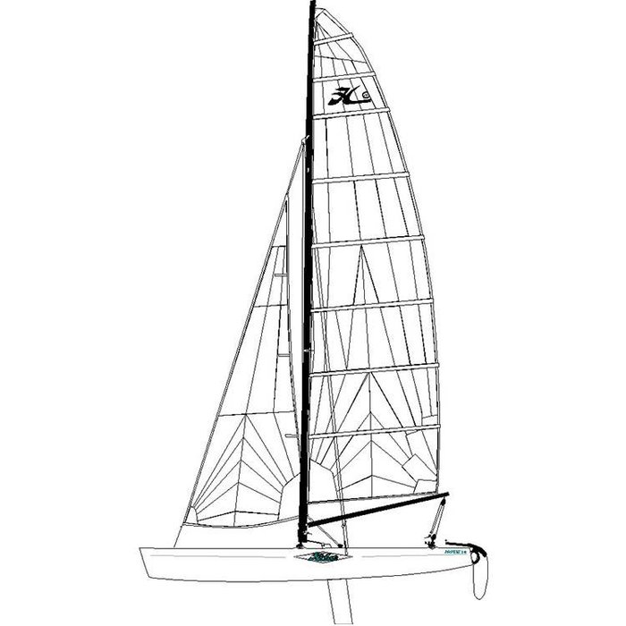 Hobie SAIL H20 MAIN WHITE