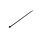 ZIP TIE, 6-5/16", BLK NYLON