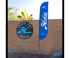 Hobie 15' SET BLUE FLAG,POLE/BAG,SP