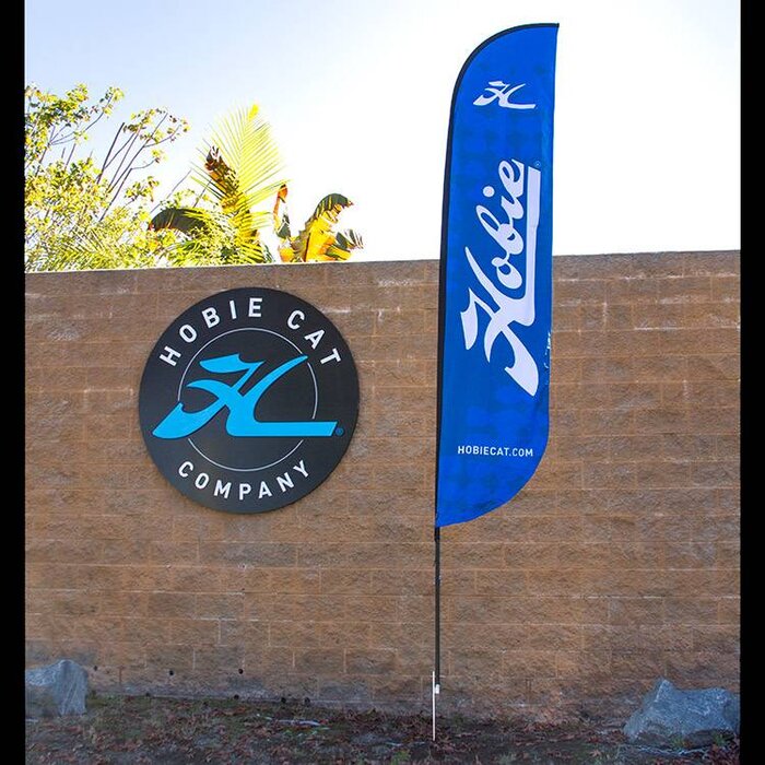 Hobie 15' SET BLUE FLAG,POLE/BAG,SP