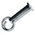 CLEVIS PIN, 3/16 X 1/2 W/RING