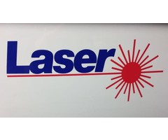 LOGO, LASER, BOW, 3 1/2 X 9