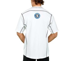 ScubaPro Ice Rash Guard Mens, C-Flow, Short Sleeve (UPF50)- White