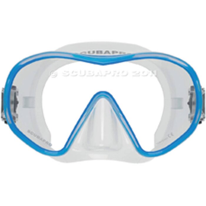 ScubaPro Solo - Clear/Blue - Clear Skirt