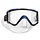 Crystal VU Plus w/Purge - Black/Blue/Gray - Clear Skirt