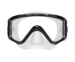 ScubaPro Crystal VU Plus w/o Purge - Black/Gray - Clear Skirt