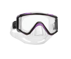 ScubaPro Crystal VU Plus w/o Purge - Purple - Clear Skirt