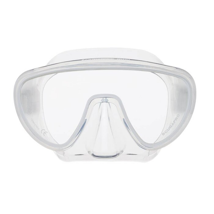 ScubaPro Mini Frameless - White - Clear Skirt