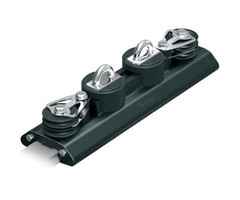 Ronstan S42 Traveller Car 340mm, 2x Padeye, ControlSheaves