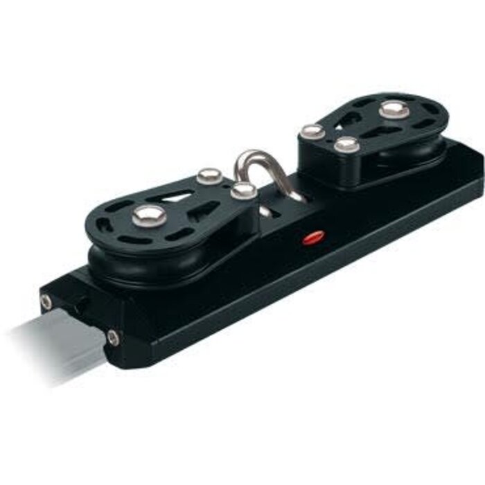 Ronstan S42 Traveller Car 335mm, Shackle, 2 ControlSheaves