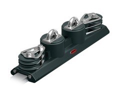 Ronstan S30 Traveller Car 332mm, 2x Padeye, ControlSheaves