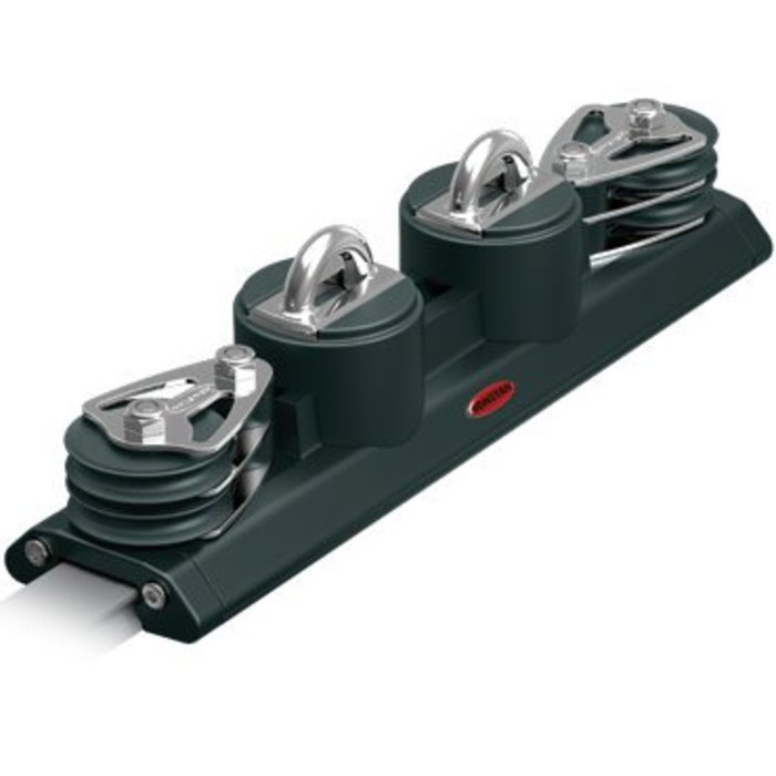 Ronstan S30 Traveller Car 332mm, 2x Padeye, ControlSheaves