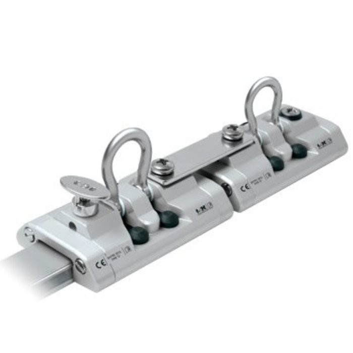 Ronstan S30 Twin Car, Silver Certified Rail System