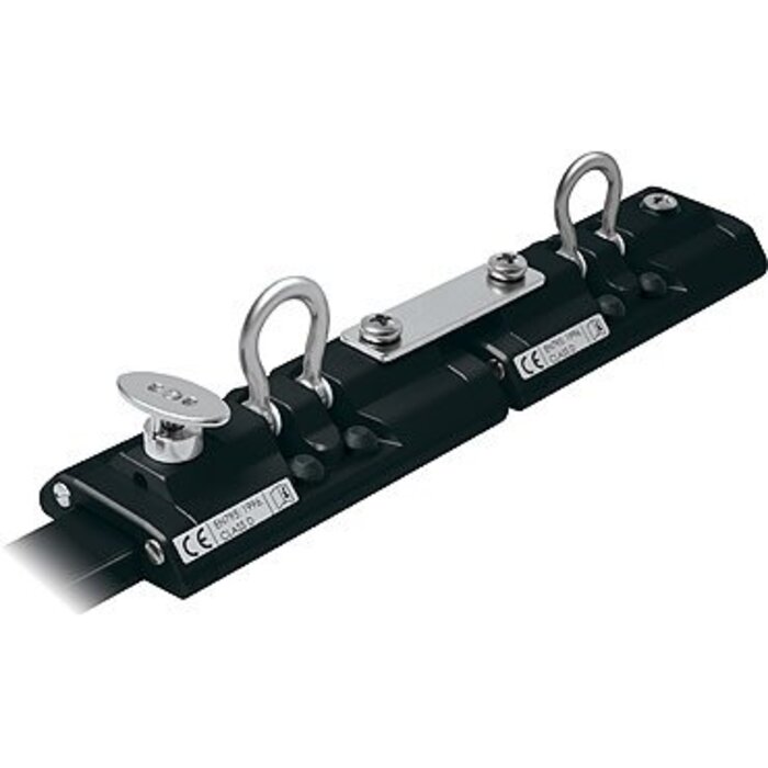 Ronstan Series 22 Twin Car, BLACK, Certified Rail System