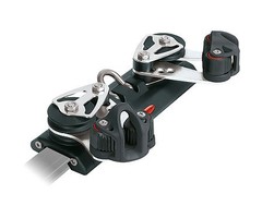 Ronstan Series 30 Traveller Car, 225mm, 4 Control Sheaves, 2 Cleats