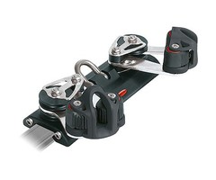 Ronstan Series 26 Traveller Car, 205mm, 4 Control Sheaves, 2 Cleats