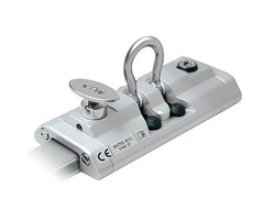 Ronstan Series 22 Single car with stop, SILVER, Certified Rail System