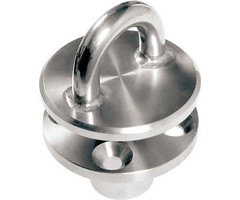 Ronstan Padeye, Removable, 4 Mounting Holes, 10mm (13/32") Bar