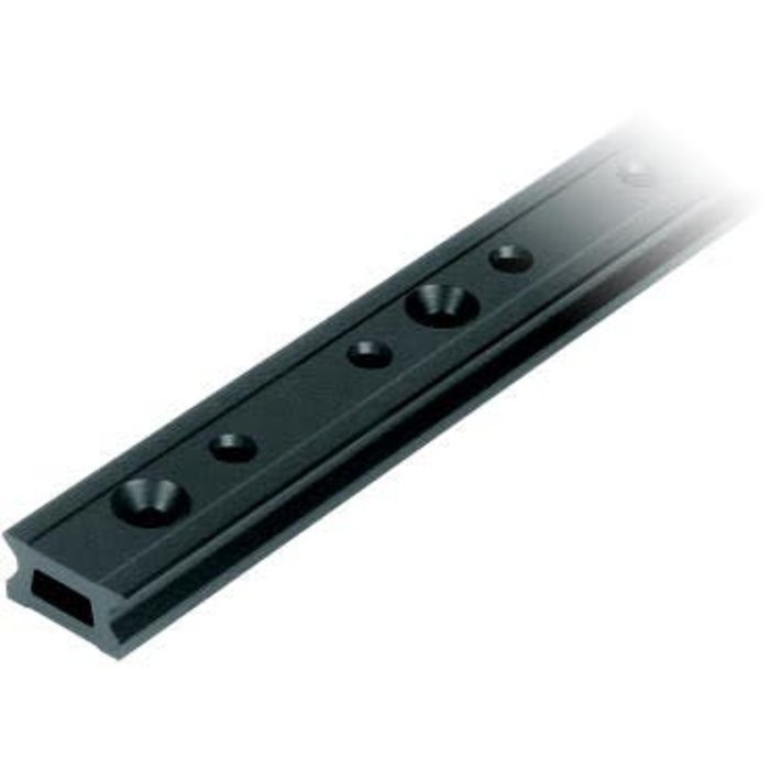 Ronstan Series 26 Track, Black, 5996 mm M6 CSK fastener holes. Pitch=100mm Stop hole pitch=50mm