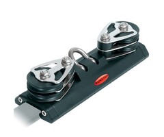 Ronstan Series 22 Traveller Car, 180mm, Shackle, 4 Control Sheaves