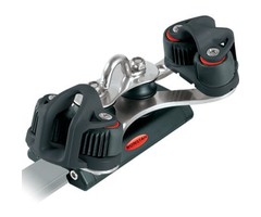 Ronstan Series 22 Traveller Car, 125mm, 4 Control Sheaves, 2 Cleats