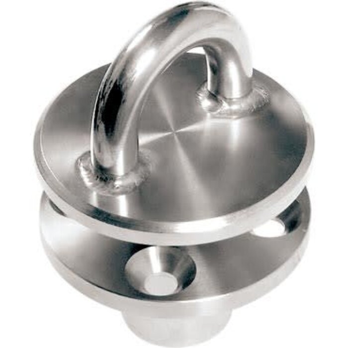 Ronstan Padeye, Removable, 4 Mounting Holes, 9mm (11/32") Bar