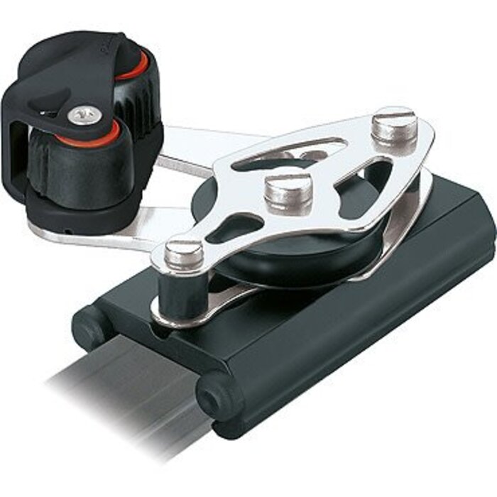 Ronstan Series 30 Control End, Single Sheave & Becket, Cleat