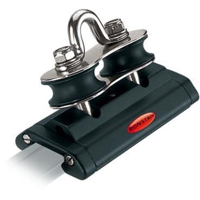 Ronstan Series 19 Traveller Car, 100mm, 2 Pivot Control Sheaves