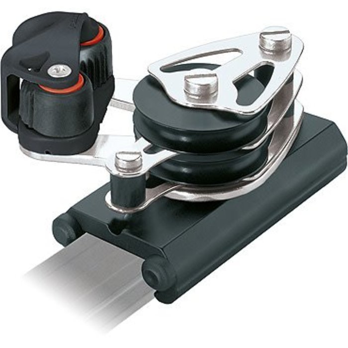 Ronstan Series 30 Control End, Double Sheave & Becket, Cleat