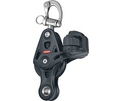 Ronstan Series 60 Core Block, Fiddle Cleat Snap Shackle