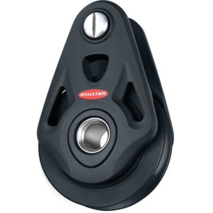 Ronstan Series 60 Core Block, Halyard, Alum. Rope/Wire Sheave