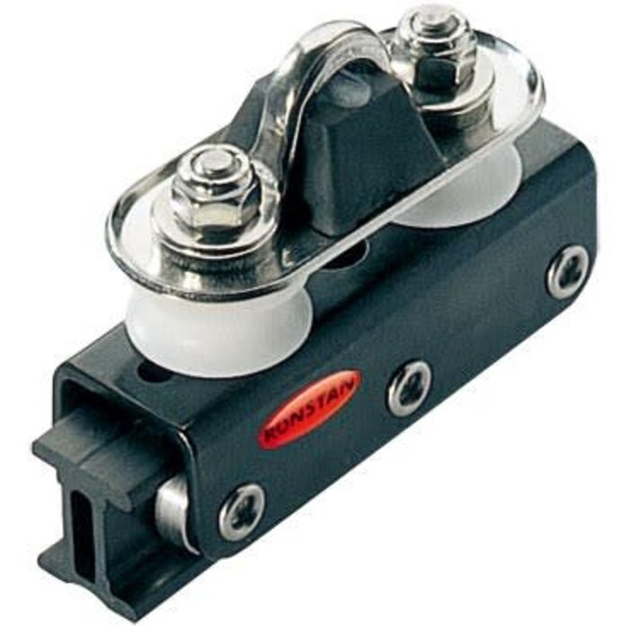 Ronstan Series 19 I-Beam Car, Single Control Sheaves, 6 Wheel