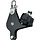 Block, Single, 60mm Sheave, Becket, Cleat, Swivel Shckl