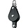 Block, Double, 75mm Sheave, Becket, Swivel Shackle Head