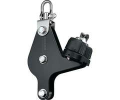 Ronstan Block, Single, 75mm Sheave, Becket, Cleat, Swivel Shckl