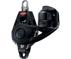 Ronstan Series 55 RT Orbit Block, Single Becket Cleat Swivel