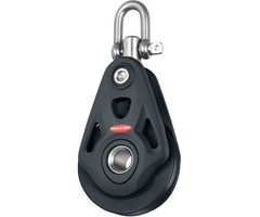 Ronstan Series 60 Core Block, Single, Alum. Rope/Wire Sheave