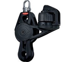 Ronstan Series 55 BB Orbit Block, Fiddle Becket Cleat Swivel