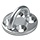 Pad Eye, Round Base, 4XM10 (3/8”) Holes