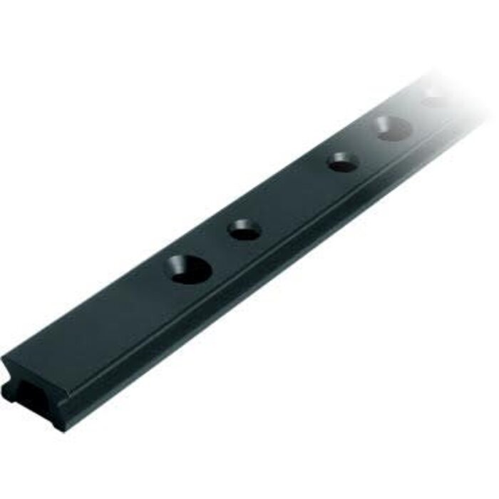 Ronstan Series 22 Track, Black, 996 mm M6 CSK fastener holes. Pitch=100mm Stop hole pitch=50mm