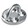 Pad Eye, Round Base, 4XM8 (5/16”) Holes