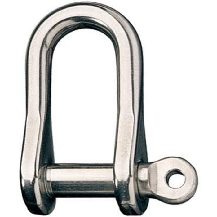 Ronstan Shackle, Standard Dee, Pin 1/2”, L:41mm, W:19mm