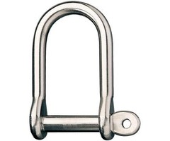 Ronstan Shackle, Wide Dee, Pin 1/2”, L:66mm, W:31mm